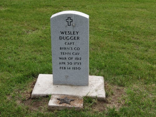 Weslely dugger tombstone